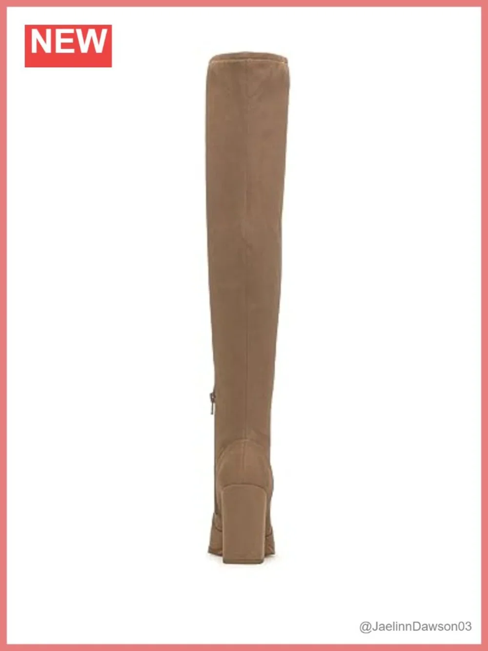 Jessica Simpson Brixten Over-the-Knee Boots Faux Suede Block Heel